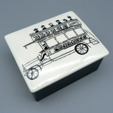 MIDWINTER POTTERY RARE KANDY BOX TERENCE CONRAN TRANSPORT BLOGGS MIDCENTURY F240
