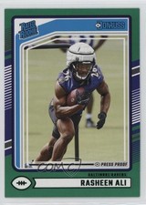 2024 Panini Donruss Rated Rookie Green Press Proof Rasheen Ali #347 2l4