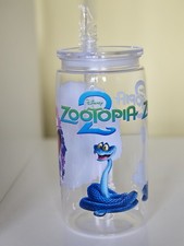 16oz plastic tumbler with acrylic  lid and plastic straw 