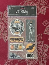 RARE  AWESOME HALLOWEEN 3D STICKERS - PAPER STUDIO - FREE SHIPPING