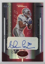 2004 Leaf Certified Materials Mirror Red Signatures /100 Ahman Green Auto 2n4