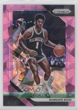 2018-19 Panini Prizm Pink Ice Prizm Oscar Robertson #125 HOF rf2