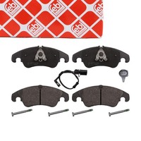 febi BremsbeläGe + Warnkontakt FüR Audi A4 B8 A5 8T 8F A6 C7 A7 4G Q5 8R Vorne