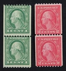 CKStamps: US Stamps Collection Scott#448 450 1c 2c Mint NH OG