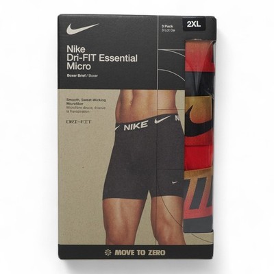 Nike Boxershorts Unterhose Shorts Herren Dri-FIT-Technologie Schwarz / Rot