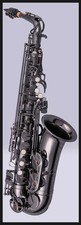 Alto Saxophone E Flat Matte Black Saxophone Professional Grade Encarved