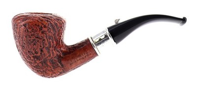 Pipe L'Anatra dalle Uova d'Oro CALENDA 2026 brown sandblasted shape bent dublin