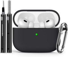 for Airpods Pro Case Cover with Cleaner Kit,Soft Silicone Protective Cover for