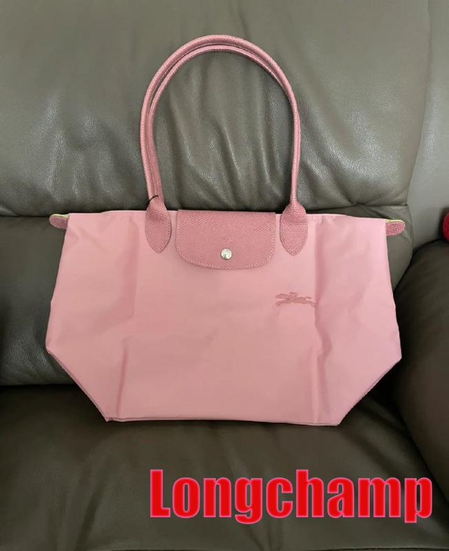 Longchamp Tote Bag, Medium Size, Shoulder Bag, Sakura Pink New