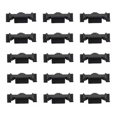 15Pcs Headlight Trim Ring Clips5 Fit for Mini 0.5 inches, BLACK
