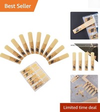 Smooth Playing 10 Pack Bb Clarinet Reeds Strength 2.5 - Ideal for New Musicians
