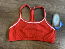 Dolfin Reliance Chlorine Resistant Women's Red Top Swimwear Size Large