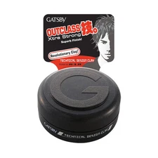 Gatsby Hair Clay Technical Design 30g Strong Hold Matte Styling Wax Green Apple