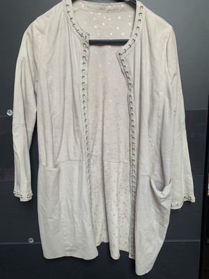 Milestone Wildleder Mantel Beige Neu