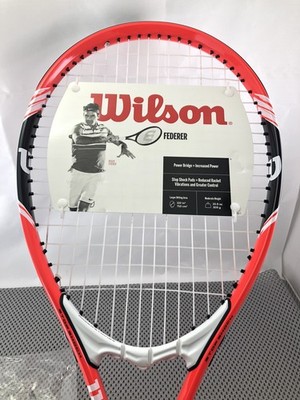 Wilson Roger Federer 110 Tennis Racquet 4 3/8  - Red / White - New