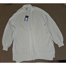 Universal Thread Goods NWT Women's Lg Open Front Cream Colored Knitted Cardigan