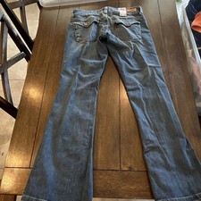 Levis Bell 423 Flared Blue Denim Jeans Junior...