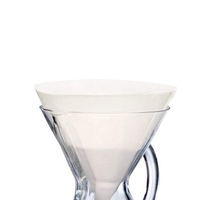 Chemex Bonded Filter - Unfolded - 100ct - Exclusive Packaging 1 Pack 