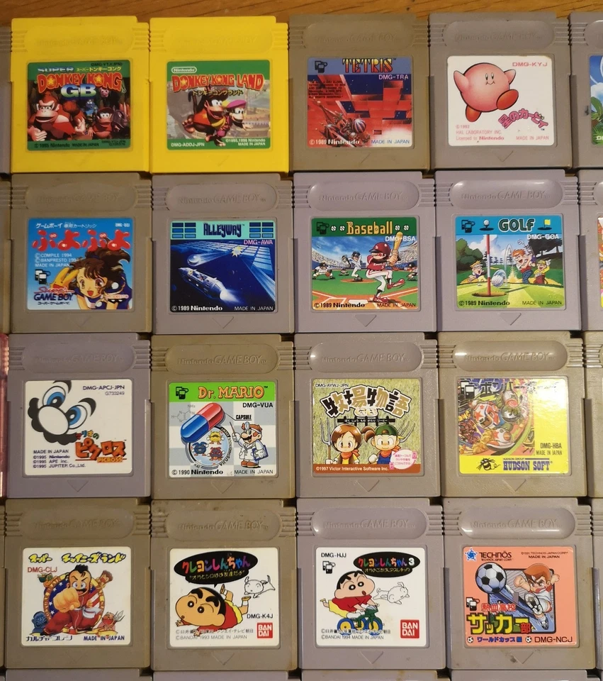 100 Gameboy Spiele Game Sammlung Nintendo Pokemon Mario Kirby Tetris Zelda Japan - Bild 3 von 4