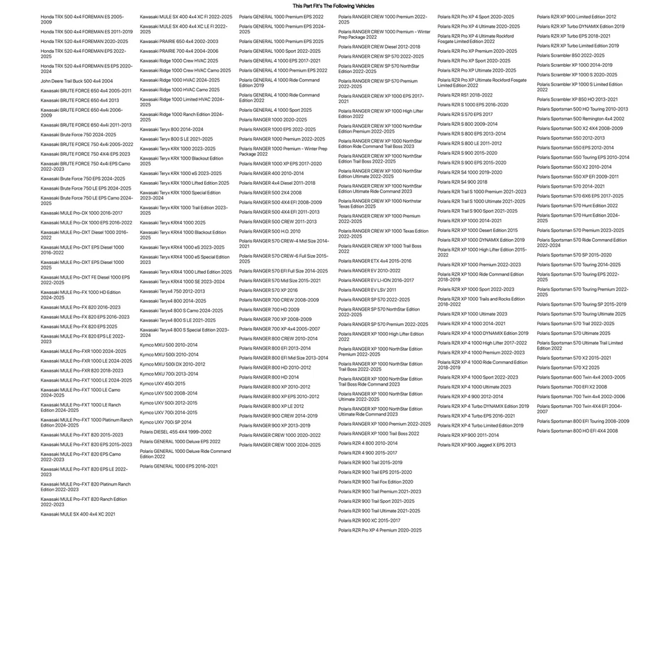 (Paquete de 4) Neumático radial Tusk Megabite® para POLARIS Sportsman 850 SP 2015-2020 Foto 4 de 4