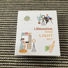 UBeesize Aureday 12" Selfie Ring Light with 62" Tripod Stand Phone Holder