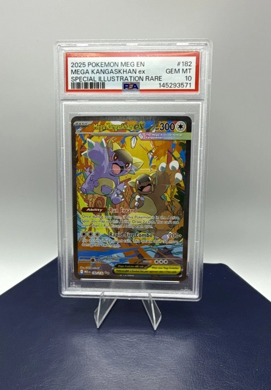 Mega Kangaskhan ex 182/132 Me01: Mega Evolution Holo PSA 10