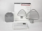 KitchenAid Pastry Beater Silver W/ Scraper for 4.5 QT & 5 QT Stand Mixer KSMPB5