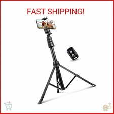 Aureday 62" Phone Tripod Accessory Kits, Camera  Cell Phone Tripod Stand with W