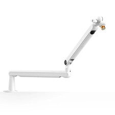 FIFINE Microphone Boom Arm Adjustable Low Profile Mic Arm with Desk Mount Clamp