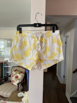 J.CREW Women s S  Tropical Cotton Shorts Elastic Drawstring Waist Beachy Tropica