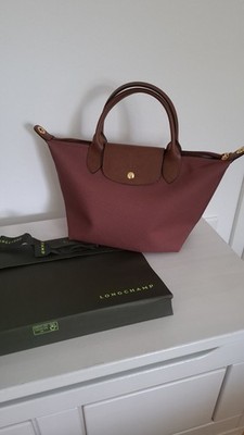 Longchamp Le Pliage, MY Pliage Tragetasche  Canvas/Leder, RV, abnehmbarer Gurt