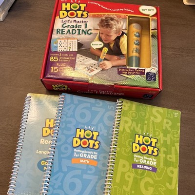 Hot Dots  Jr Let'S Master Grade 1 Reading & Language Arts, Math & Reading Lot
