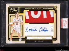 2025 Panini One and One WNBA Rookie Gold Sonia Citron RPA LOGO PATCH AUTO 02/10