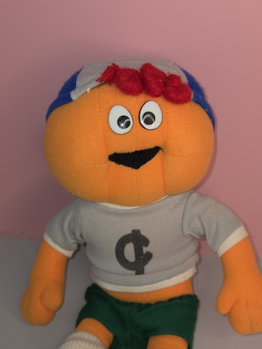 Muñeco de peluche naranja Gerbert The Family Channel programa de televisión cristiano 16" de colección 1989 - Imagen 2 de 15