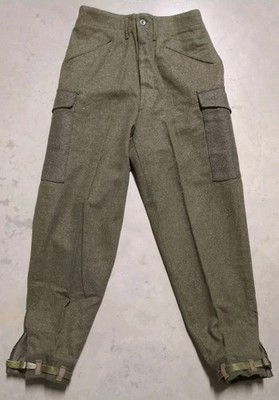 パンツ 1940~50's Sweden army wool trousers 40s M/1939 M/1958 Swedish Army Military Wool Winter Field Pants