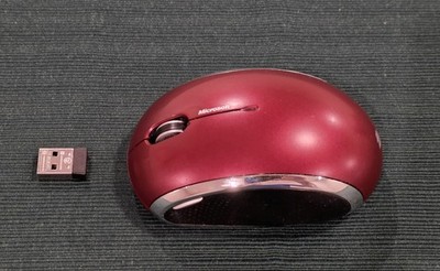 Microsoft Wireless Mobile Mouse 6000 Model 1383 Red with BlueTrack