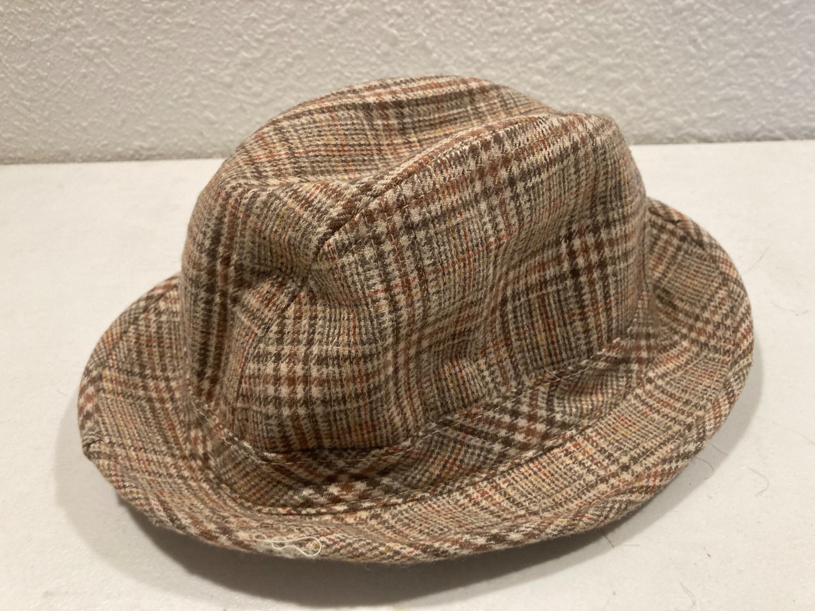 PENDLETON Wool Fedora Hat Men Size 7 Gray Brown 1… - image 10