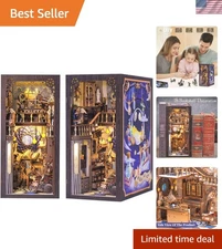 Enchanting Book Nook Kit - DIY Miniature House Decor for Creative Adults