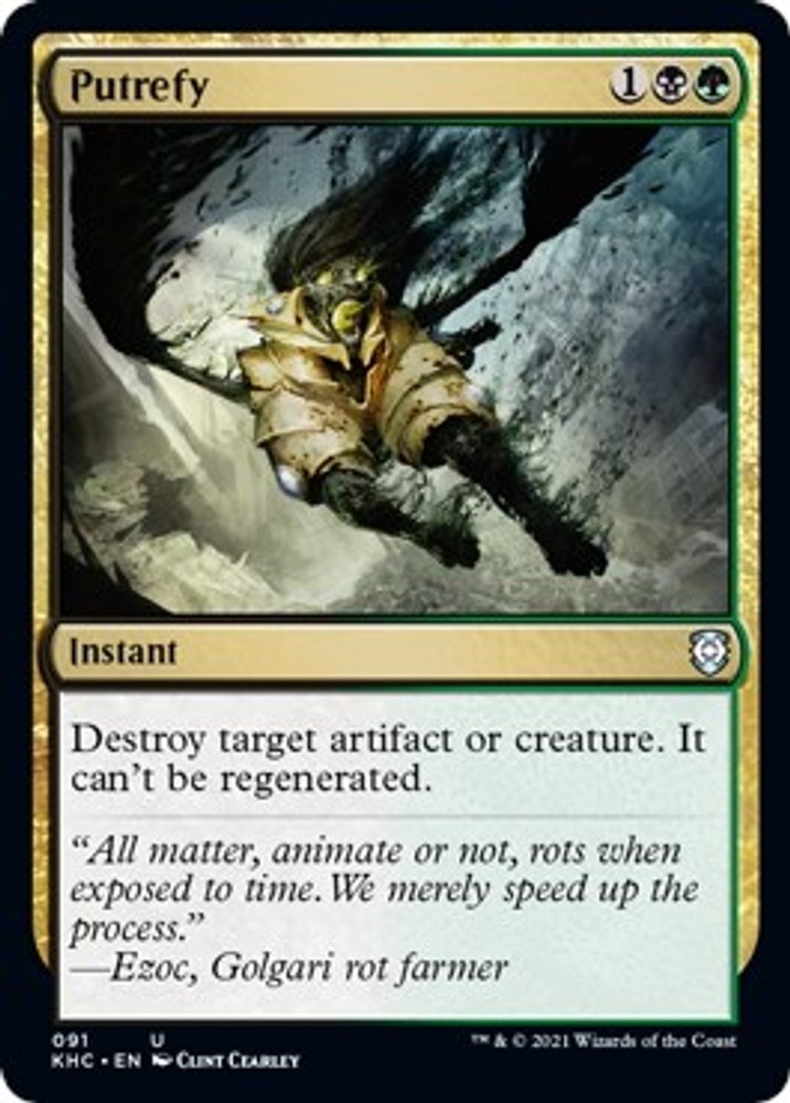 Putrefy Normal [KHC - 91] NM MagicCommander: Kaldheim