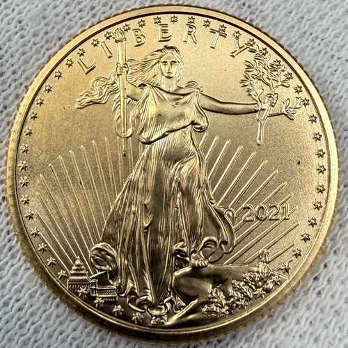 2021 American Gold Eagle 1/4 oz — photo from the most recent tracked eBay sale