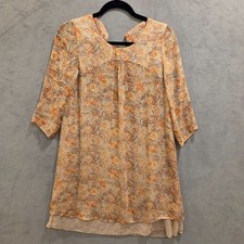 Sacred Threads Floral Midi Dress Womens Size ...