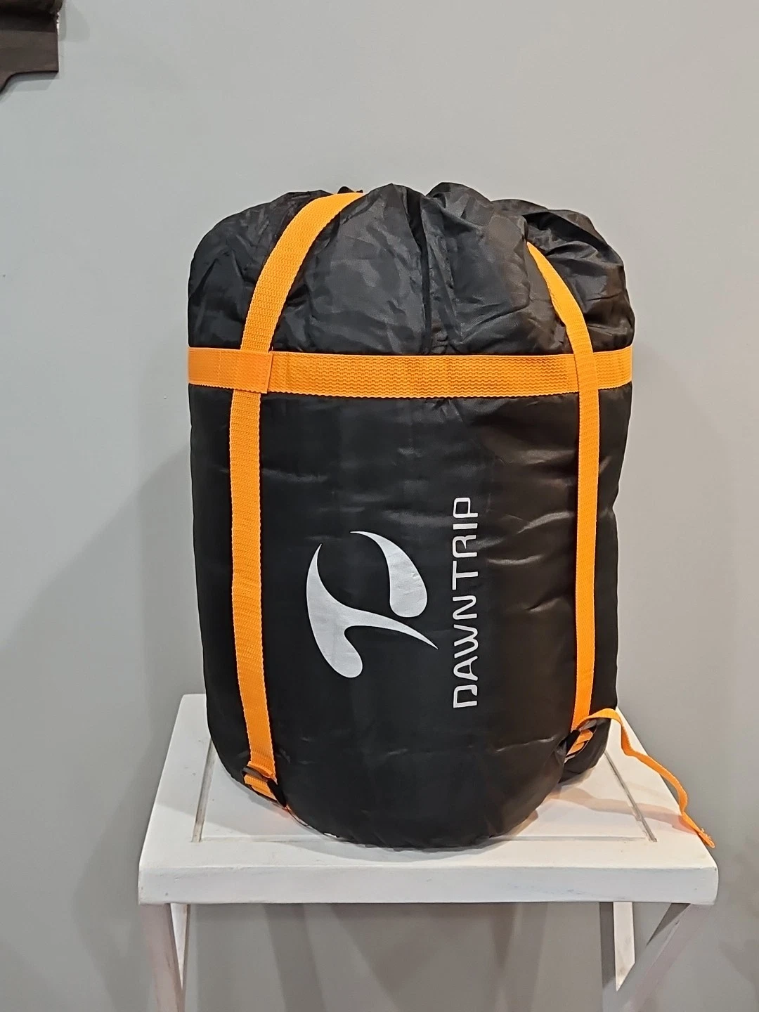Dawn Trip Electric Black & Orange (45°) Sleeping Bag- Super Light & Compact