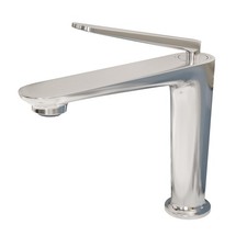 Bathroom Faucet Chrome, One Hole Single Handle Vessel Sink Faucet, Brass Bath...