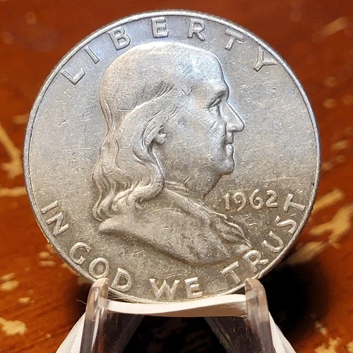 1962-D BU Franklin Half Dollar 90% Silver