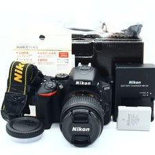 Nikon D5500 DSLR Camera Kit 18-55mm VR Lens Black Near Mint Condition Japan