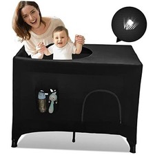 Pack N Play Blackout Cover, Crib Canopy Cover for Pack N Play Cover  Pocket