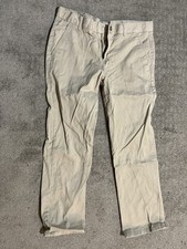 Chaps kids Boys Dress Pants School Uniform Size 16 Husky Beige