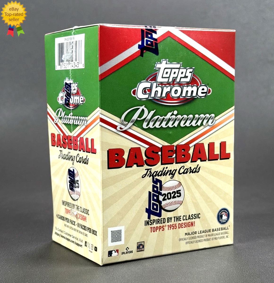 2025 Topps Chrome Platinum Baseball Value Box Blaster✓NEW SEALED