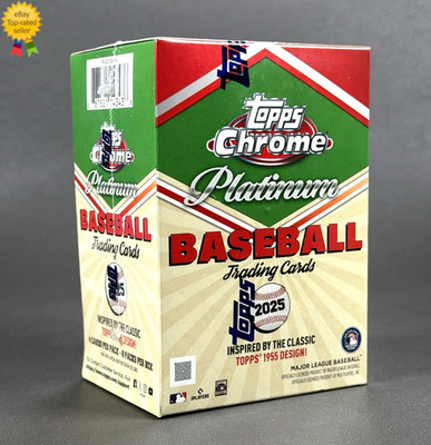 2025 Topps Chrome Platinum Baseball Value Box Blaster✓NEW SEALED