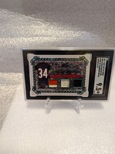2021 Leaf Art of Sport Walter Payton Game Used Emerald Relic 3Color 3/3 SGC 9.5